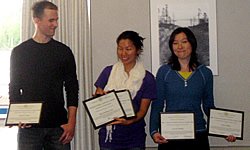 Graduate Student Service Award Winners 