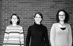 From Left to Right - Angela Davis, Kristen Stecher, and Carissa Leeson. Not pictured, Denise Davis, Anjali Kumar, Kristen Rytter, and Kari Stephens
